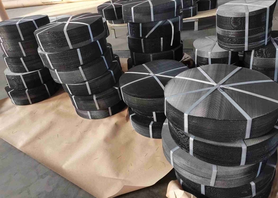 0.01 มม - 5 มม Dia Wire Mesh Filter Disc สําหรับอุตสาหกรรมน้ํามัน