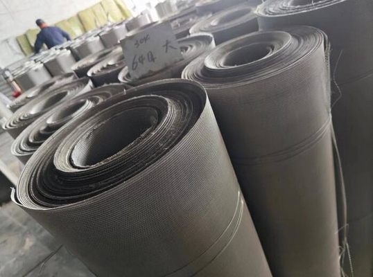 304 ผันกลับดัตช์ Weave Wire Mesh จํานวน Mesh ถึง 325/2300 0.90X0.71 มม ถึง 0.036X0.024 มม