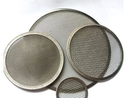 สกรีนสแตนเลส Extruder ปกติ 20 Mesh ถึง 650 Mesh มีขอบเรียบ