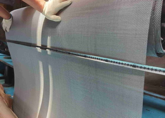 หน้าจอตะแกรงลวดโลหะป้องกันความปลอดภัย โปรไฟล์อลูมิเนียมกันขโมย ทอธรรมดา