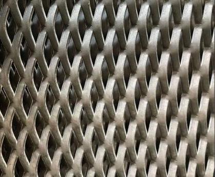 แผ่นโลหะขยายลวดอะลูมิเนียมตกแต่ง ป้องกันการกัดกร่อน ใช้งานง่าย