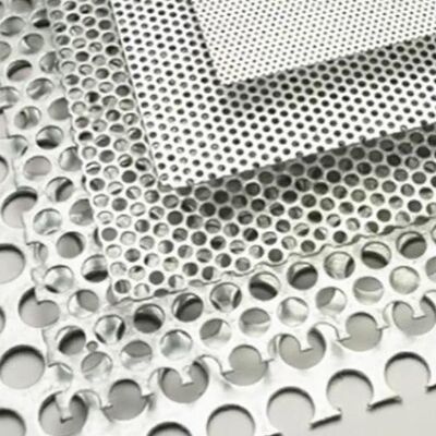 เหล็กไร้ขัดกลมรูโลหะ perforated