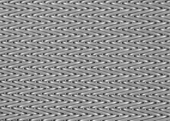 1.2mm 1.4mm SS ลวดตาข่ายสายพานลำเลียง Compound Weave