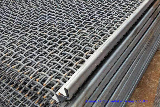 ตะแกรงตะแกรงสั่นตะแกรง SUS304 Crimped สำหรับการทำเหมืองแร่ Crimped Wire Mesh