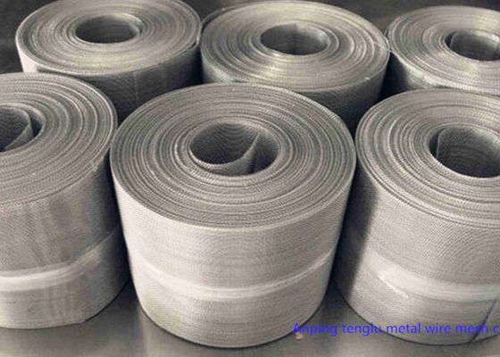 เครื่องอัดรีดพลาสติกสแตนเลสลวดตาข่ายดัตช์ 130 × 32 Dutch Weave
