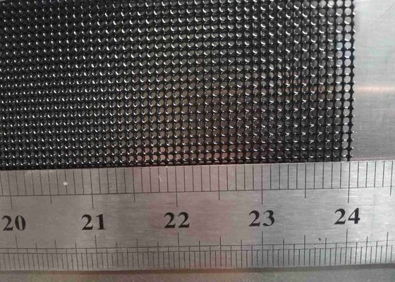 SS316L สแตนเลสหน้าจอความปลอดภัยตาข่ายผงเคลือบ 18 Meshx0.17mm