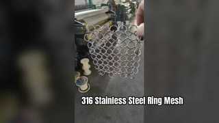 SS316 แหวนตาข่าย